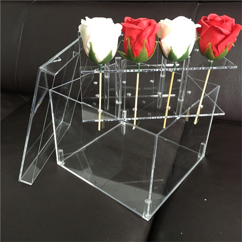 Clear Acrylic Display Case for Toys Collectibles Assemble Transparent Acrylic Box