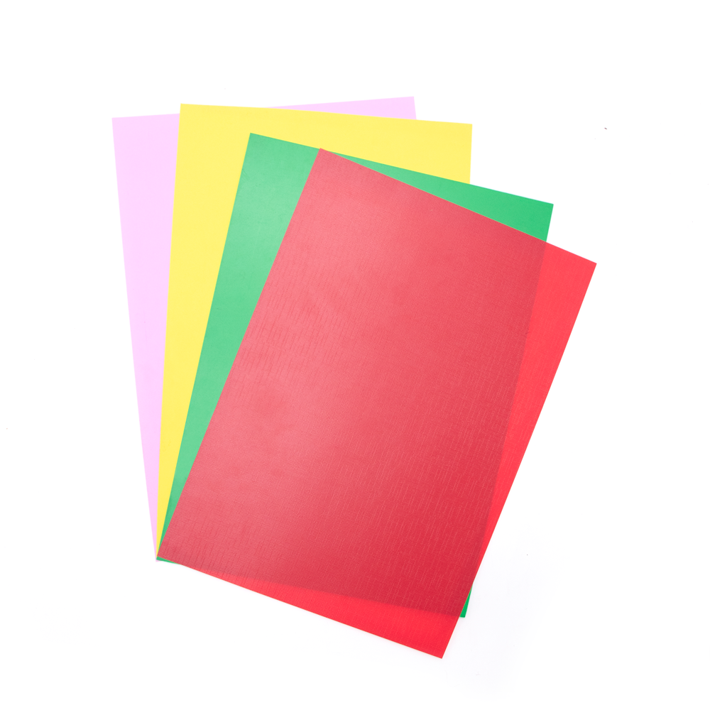 Hot sale rigid pvc colored plastic sheets 0.7mm thick for binding