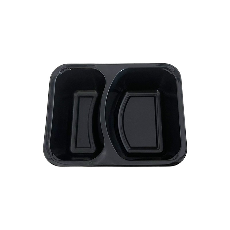 سفید رنگ کی CPET ٹرے فوڈ کنٹینر